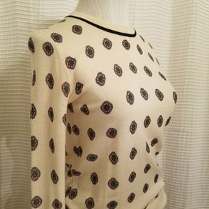 J.Crew Medallion Pattern Sweater